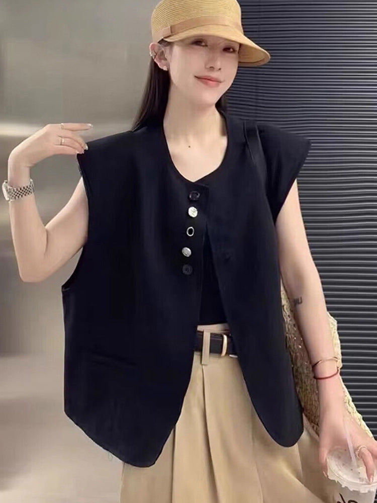 Vest Fashionable High-grade Slimming Temperament Female