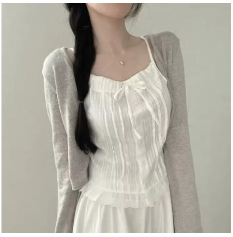 White French Short Shirt For Women