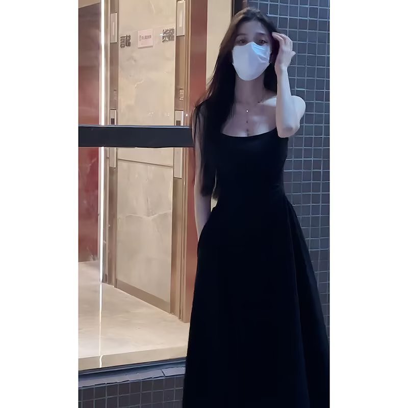 French Love Waist-slimming Long Dress