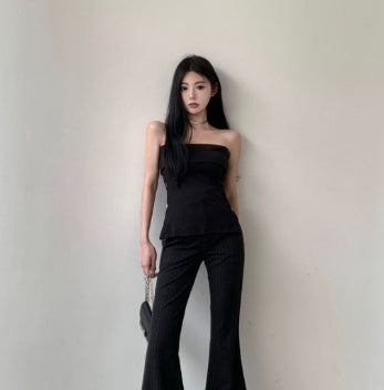 Women's Casual Coat Tube Top Summer Slim Strap