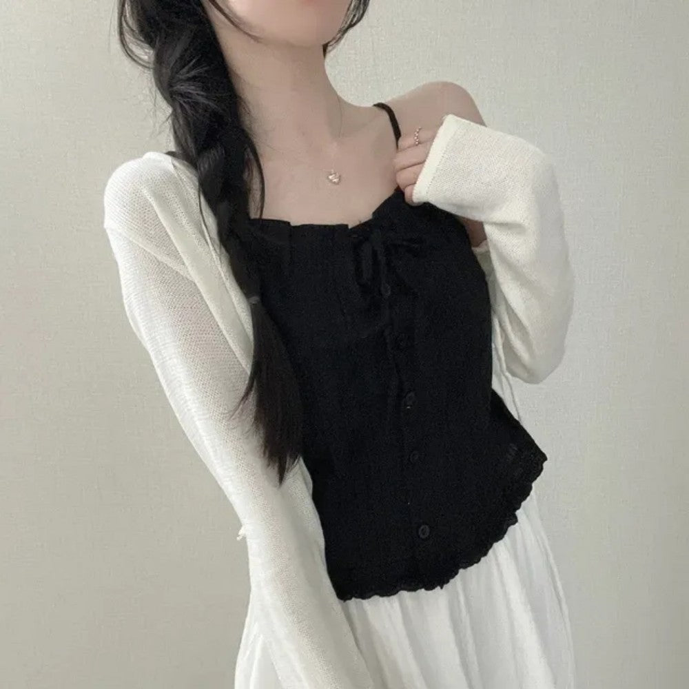 White French Short Shirt For Women