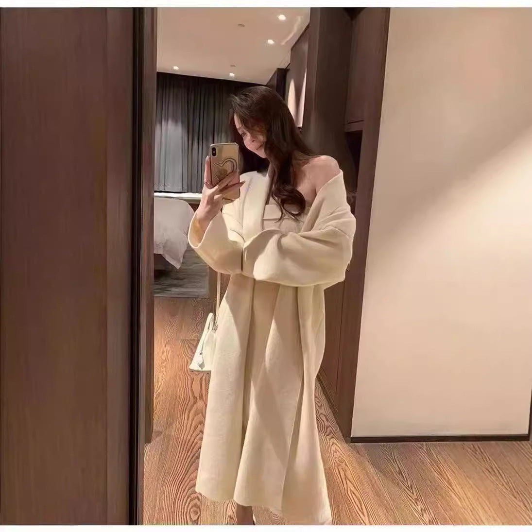 Knitted Cardigan Dress Sweater