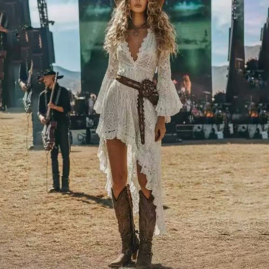 Bohemian Style Lace Dress