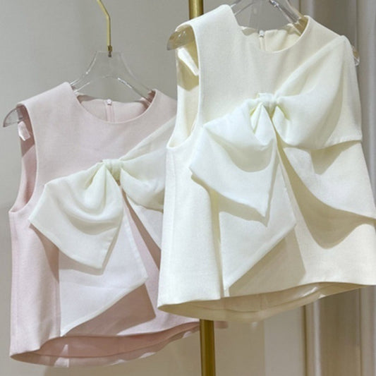 Women's Summer Big Bow Sleeveless Vest Top
