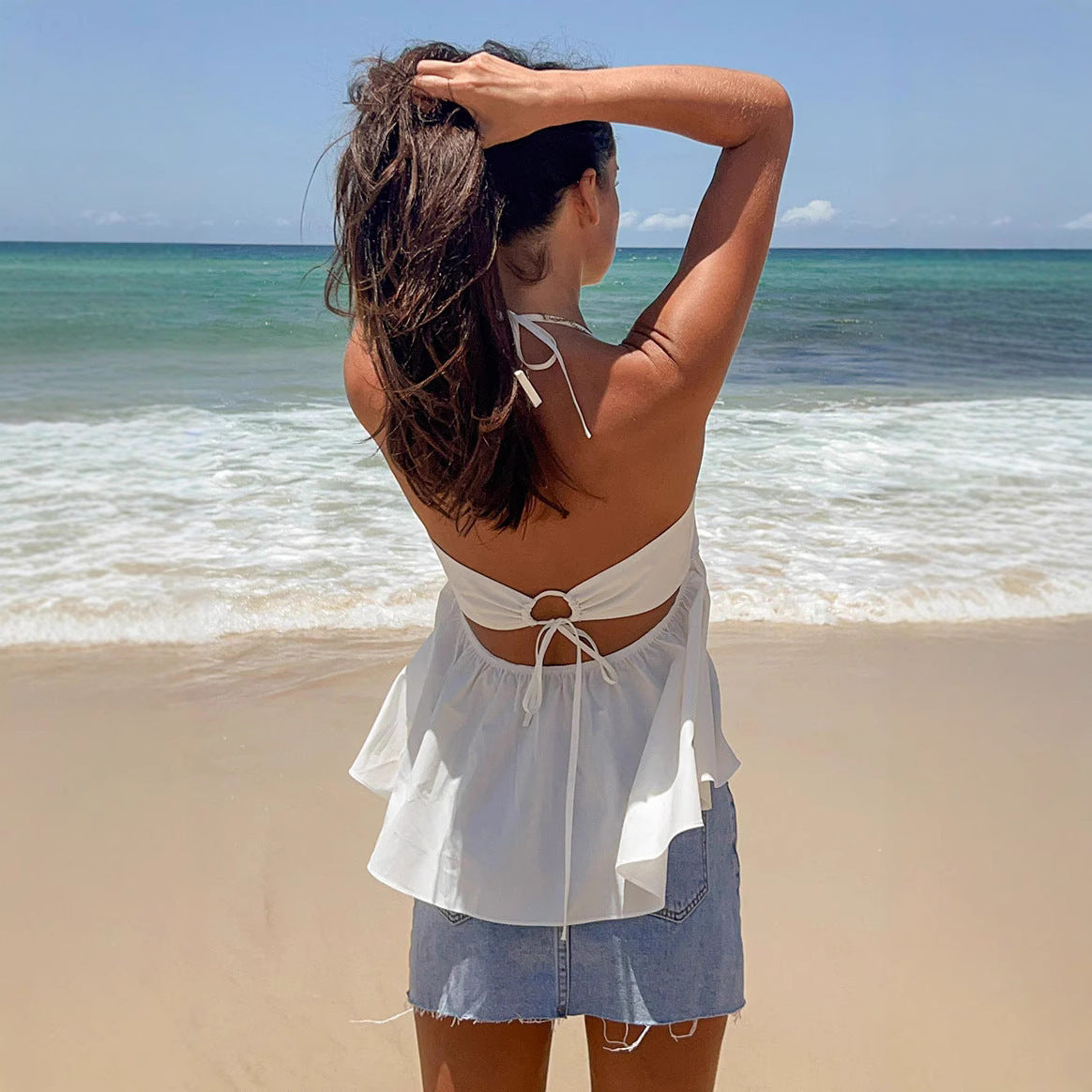 Seaside Sleeveless Women's Vest